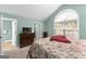 View of the main bedroom featuring a vaulted ceiling, closet, and ensuite bathroom at 275 Rehobeth Way, Fayetteville, GA 30214