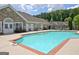 Community pool for residents, surrounded by lounge seating and a well-maintained pool house at 275 Rehobeth Way, Fayetteville, GA 30214