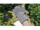 Aerial view of the roof and the green surroundings of the house at 390 Stoneridge Way, Fayetteville, GA 30215