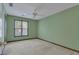 Bedroom with a ceiling fan and a view from the window at 390 Stoneridge Way, Fayetteville, GA 30215