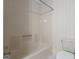 This bathroom has a tile-walled shower and a white toilet at 390 Stoneridge Way, Fayetteville, GA 30215
