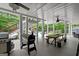 Picturesque outdoor space with patio, bbq and stairs to backyard at 9125 Patrick Pl, Winston, GA 30187