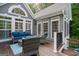 Outdoor deck with plenty of seating and easy access to the main house at 9125 Patrick Pl, Winston, GA 30187