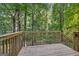 Back porch overlooking large wooded yard at 260 Pinehurst Dr, Stockbridge, GA 30281