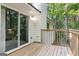 Back porch and sliding glass doors overlooking yard at 260 Pinehurst Dr, Stockbridge, GA 30281