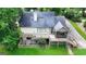 Aerial view showcasing the home's back decks and surrounding greenery at 110 Tamerlane, Peachtree City, GA 30269