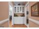 Butler Pantry featuring a built-in cabinet, and serving space at 110 Tamerlane, Peachtree City, GA 30269