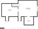 Attic floor plan featuring sitting room and walk-in closet at 10215 Creel Rd, Chattahoochee Hills, GA 30213