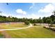 Beautiful community tennis courts with manicured landscaping and bright blue skies at 6142 Golf View Xing, Locust Grove, GA 30248