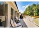 A spacious back deck featuring comfortable seating and a grill, perfect for outdoor entertaining at 27 Riverview, Euharlee, GA 30145