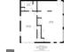 Basement floor plan featuring a bedroom and a garage at 27 Riverview, Euharlee, GA 30145