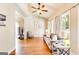 Comfortable living room with hardwood floors, natural lighting, and neutral decor at 27 Riverview, Euharlee, GA 30145