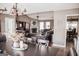 Open-concept living and dining areas with a cozy atmosphere at 401 N Lost Lake Cv, Villa Rica, GA 30180