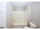Bathroom with tub and shower combination and standard toilet at 500 Carillon Ct, Stone Mountain, GA 30083