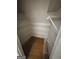 Walk-in pantry features wire shelving and hardwood flooring at 5445 Maltdie, Sugar Hill, GA 30518