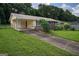 Charming one-story brick home featuring a covered carport and a well-manicured lawn at 6233 Castlewood Dr, Morrow, GA 30260