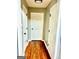 Hallway featuring hardwood floors at 398 Mckenzie Dr, Stockbridge, GA 30281