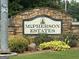 Stone sign marking the entrance to McPherson Estates at 4199 Elderberry Nw Dr, Acworth, GA 30101