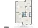 Open concept floor plan featuring a kitchen, dining room, living room, laundry, and two halls at 110 Camford Stone Path, Fayetteville, GA 30214
