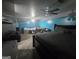 The basement bedroom boasts a queen bed, and is decorated with a playful color palette at 2071 Scarbrough, Stone Mountain, GA 30088