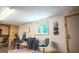 Salon space with two chairs, natural light, and rustic wood accents, providing a relaxing and professional environment at 360 Darren Dr, Fayetteville, GA 30215