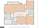 Second floor plan featuring a primary bedroom, two bedrooms, and three bathrooms at 416 Fairway Dr, Acworth, GA 30101