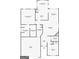 Layout of the home shows the primary bedroom, bathroom, kitchen, living, and dining rooms at 1152 Strath Clyde Way, Mcdonough, GA 30253