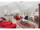 Inviting living room with vaulted ceiling, fireplace, and cozy seating arrangement at 1152 Strath Clyde Way, Mcdonough, GA 30253