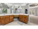 Large bathroom with double vanities, neutral colors, and plenty of storage at 1360 Mount Mckinley Dr, Grayson, GA 30017