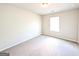Bright bedroom featuring neutral carpet, a window with blinds, and recessed lighting at 120 Magnaview Dr, Mcdonough, GA 30253