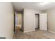 Bedroom features neutral walls, carpet, and standard closet with ample space at 3796 Wolverton Cir, Lithonia, GA 30038