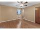 Bedroom with hardwood floors, light-colored walls, and a closet at 3 Ridge Dr, Hampton, GA 30228