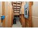 Basement area with exposed unfinished walls, stairs, and a utility box, showing the home's infrastructure at 2326 Sand Dollar Sw Ct, Atlanta, GA 30331