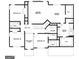 Second floor plan featuring bedrooms, bathrooms, and walk-in closets at 64 N Village Cir, Rydal, GA 30171