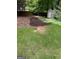 A backyard with an old shed, wood fence, and grassy area at 4887 Winterview Ln, Douglasville, GA 30135