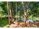 Close up view of the lake behind the home with mature trees along the shore at 301 Retreat Way, Carrollton, GA 30116