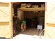 Interior of a storage shed with shelving and room for tools and equipment at 305 Matthew Cir, Stockbridge, GA 30281