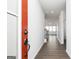 Bright foyer with hardwood floors leads to the staircase and main living areas at 121 Chattahoochee Circle, Locust Grove, GA 30248