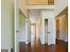 Grand foyer with dark hardwood floors, high ceilings, and a view of the living space at 165 Mcelwaney Way, Fayetteville, GA 30215