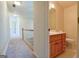 Hallway with a partial view of the hall bathroom at 165 Mcelwaney Way, Fayetteville, GA 30215