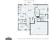 Detailed first-floor floorplan showcasing layout of kitchen, living spaces, bedrooms, and garage at 132 Whitworth Dr # 15, Locust Grove, GA 30248