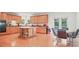 Kitchen featuring an island, stainless steel appliances, and an eat-in kitchen table at 3688 Eagles Beek Cir, Lithonia, GA 30038