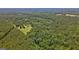 Aerial view of home with pool surrounded by green spaces and dense woods at 1828 Pitts Chapel Rd, Newborn, GA 30056