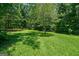 Green backyard with mature trees, offering a serene and spacious outdoor environment at 1828 Pitts Chapel Rd, Newborn, GA 30056
