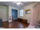 Inviting bedroom with hardwood floors, closet and a ceiling fan, creating a cozy retreat at 1828 Pitts Chapel Rd, Newborn, GA 30056