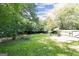 Lush green backyard with a well-maintained lawn and a wooden fence, providing privacy and space at 3260 Russell St, Hapeville, GA 30354