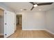 Bedroom with ceiling fan, recessed lighting and easy access to the closet and hallway at 192 Pecan Dr, Canton, GA 30114