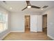 Bedroom with ceiling fan, recessed lighting and views of the neighborhood at 192 Pecan Dr, Canton, GA 30114