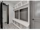 Well-organized mudroom features built-in storage and convenient access to the home at 2255 Buford Dam Rd, Buford, GA 30518