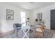 Modern home office with hardwood floors and stylish furnishings at 1699 Olympian Sw Way, Atlanta, GA 30310